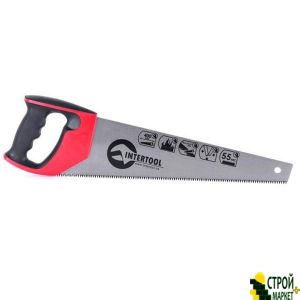 Hacksaw on wood 400mm with a red-hot teeth, sharpening 3rd 7 tooth. * 1 HT-3104 Intertool