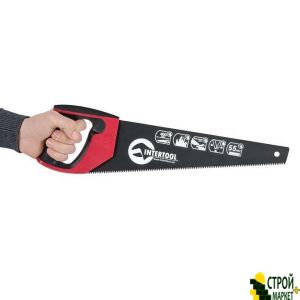 Hacksaw wood 400mm Teflon coated red-hot tooth 3rd HT-3107 Grind Intertool