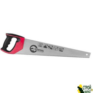 Hacksaw on wood 500mm with a red-hot teeth, sharpening 3rd 7zub. * 1 HT-3106 Intertool