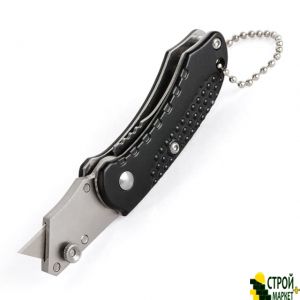 Knife Construction collapsible mini trapezoidal blade 9mm, SK5, aluminum handle HT-0532 Intertool