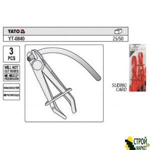 A set of clamps with a clamp YT-0840 Yato