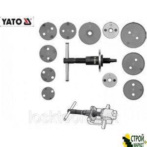 A set of tools for the unclamping of brake cylinders 12 pcs YT-0611 Yato