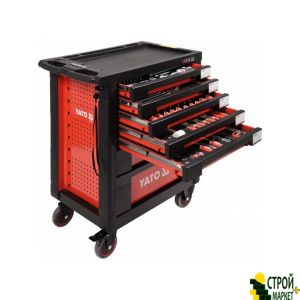 Tool Trolley on wheels with drawers and 211 tool YT-55290 Yato