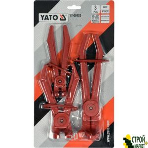 A set of hose clamps with locking Yato YT-08403