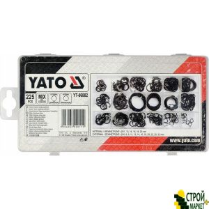 A set of 225 internal and external snap rings 6-32mm Yato YT-06882