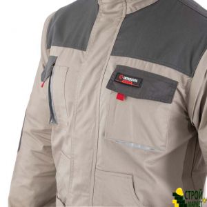 Куртка рабочая 2 в 1, 100 % хлопок, плотность 180 г/м2, XXL SP-3035 Intertool