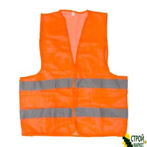 Vest signal orange XL 60 * 70cm, 100g -M2 SP-2024 Intertool