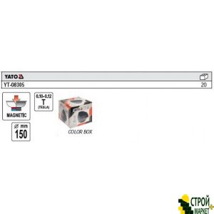 Magnet 150 mm dishes YT-08 305 Yato