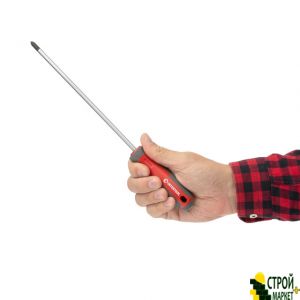 Screwdriver PH2 * 200 mm, CR-V VT-3323 Intertool