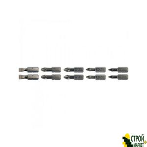 A set of screwdriver attachments 1/4 25 mm 10 pcs Yato YT-04822