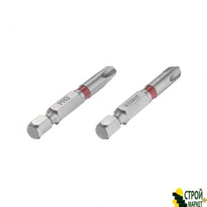 Комплект отверточных насадок PH3 1/4"*50мм, S2, уп. 2шт., STORM VT-0213 Intertool