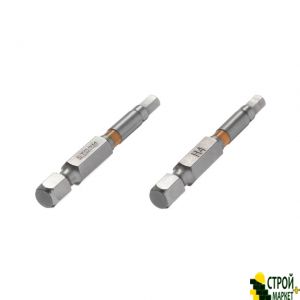 Комплект отверточных насадок Hex H4.0 1/4"*50мм, S2, уп. 2шт., STORM VT-0228 Intertool