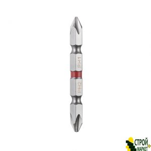 Комплект отверточных насадок PH2/PH1 1/4"*60мм, S2, уп. 2шт., STORM VT-0230 Intertool