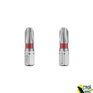 Комплект отверточных насадок PH3 1/4"*25мм, S2, уп. 2шт., STORM VT-0219 Intertool