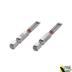 Комплект отверточных насадок SL 5*50 1/4", S2, уп. 2шт., STORM VT-0229 Intertool