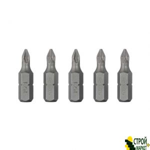 Комплект отверточных насадок PZ1 1/4"*25мм, ACR, S2, уп. 5шт., STORM VT-0208 Intertool