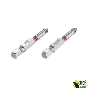 Комплект отверточных насадок PH1 1/4"*50мм, S2, уп. 2шт., STORM VT-0211 Intertool