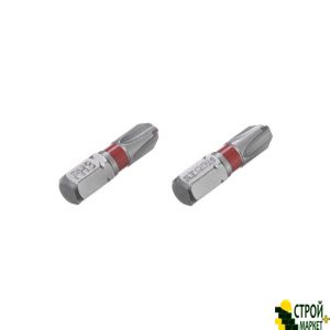 Комплект отверточных насадок PH3 1/4"*25мм, S2, уп. 2шт., STORM VT-0219 Intertool