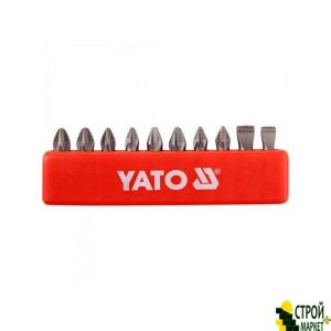 A set of screwdriver attachments 1/4 25 mm 10 Pcs YT-0482 Yato