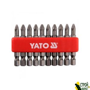 A set of screwdriver attachments 1/4 PH2 50 mm 10 pcs YT-0478 Yato