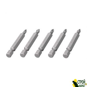 Комплект отверточных насадок PH1 1/4"*50мм, ACR, S2, уп. 5шт., STORM VT-0201 Intertool