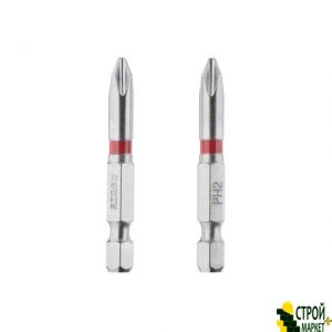 Комплект отверточных насадок PH2 1/4"*50мм, S2, уп. 2шт., STORM VT-0212 Intertool