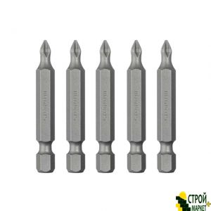 Комплект отверточных насадок PH1 1/4"*50мм, ACR, S2, уп. 5шт., STORM VT-0201 Intertool