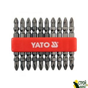 A set of screwdriver attachments Philips 1/4 PH2 65 mm 10 Pcs YT-0481 Yato