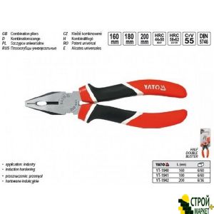 Плоскогубці універсальні 160 мм CRV YT-1940 Yato