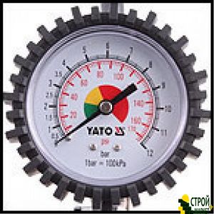 Gun for pumping of wheels with pressure gauge YT-2370 Yato