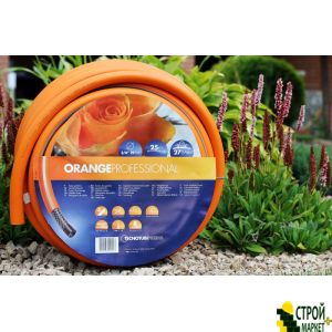 Шланг садовый Tecnotubi Orange Professional для полива диаметр 3/4 дюйма, длина 25 м (OR 3/4 25)