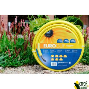 Шланг садовый Tecnotubi Euro Guip Yellow для полива диаметр 1/2 дюйма, длина 25 м (EGY 1/2 25)