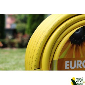 Шланг садовый Tecnotubi Euro Guip Yellow для полива диаметр 1/2 дюйма, длина 25 м (EGY 1/2 25)