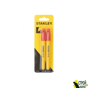 Маркеры красные STANLEY "Fine Tip" 2 шт