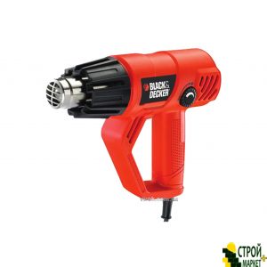 Строительный фен Black+Decker 2 кВт 600°C + аксессуары и кейс