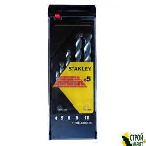 Набор cверл по кирпичу STANLEY 4-10 мм 5 шт