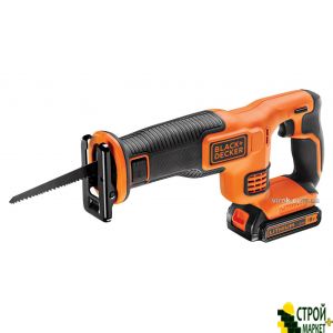 Аккумуляторная сабельная пила Black+Decker Li-Ion 18 В 1.5 Ач