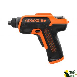 Отвертка аккумуляторная Black+Decker Li-Ion 3.6 В 1.5 Ач 5.5 Нм + 8 насадок