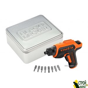 Отвертка аккумуляторная Black+Decker Li-Ion 3.6 В 1.5 Ач 5.5 Нм + 8 насадок