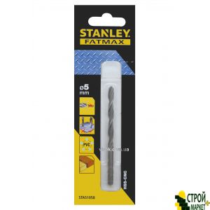 Сверло скоростное по металлу, дереву, пластику STANLEY 5 мм