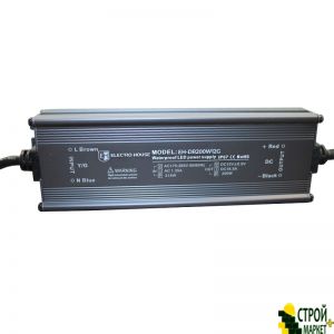 LED драйвер компактный 200 Вт 12 В (серия Герметичная IP67), гарантия 2 года