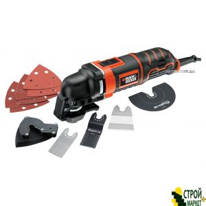 Многофункциональный инструмент Black+Decker 300 Вт 22000 об/мин + насадки + кейс