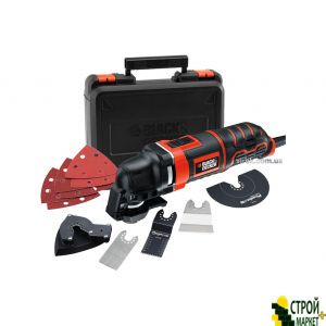 Многофункциональный инструмент Black+Decker 300 Вт 22000 об/мин + насадки + кейс