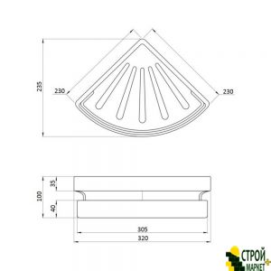 Полочка Q-tap PL01 SD00031256 Q-Tap