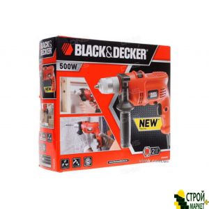 Дрель ударная Black+Decker 500 Вт