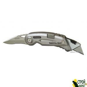 Нож складной STANLEY с двумя лезвиями "QuickSlide Sport Utility Knife" 120 мм