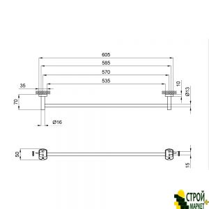 Полотенцедержатель Q-tap ​​Liberty ANT 1124 SD00031705 Q-Tap