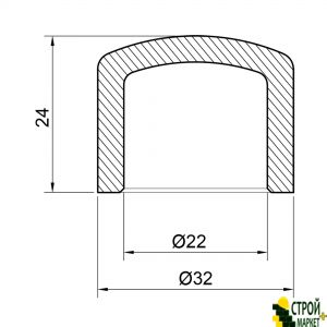 Заглушка из PPR 25 SD00004630 Alfa Plast