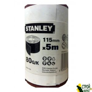 Бумага шлифовальная STANLEY 115 мм x 5 м P80