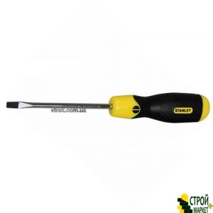 Отвертка плоская STANLEY "Cushion Grip" SL6.5 x 150 мм